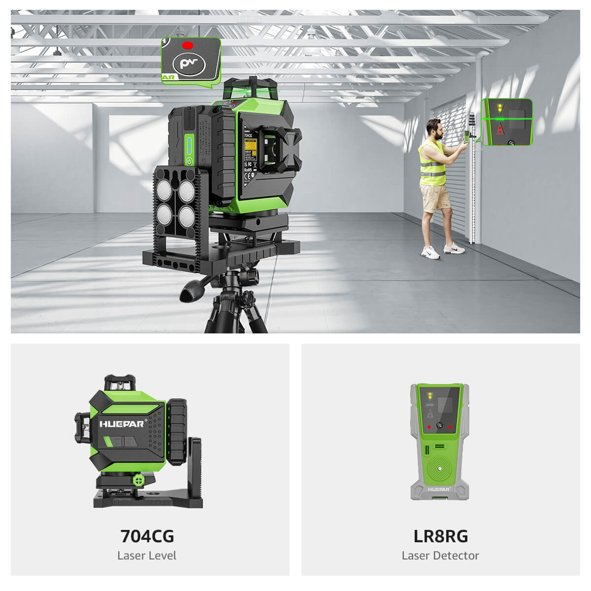 Huepar 704CG Kit de Inicio