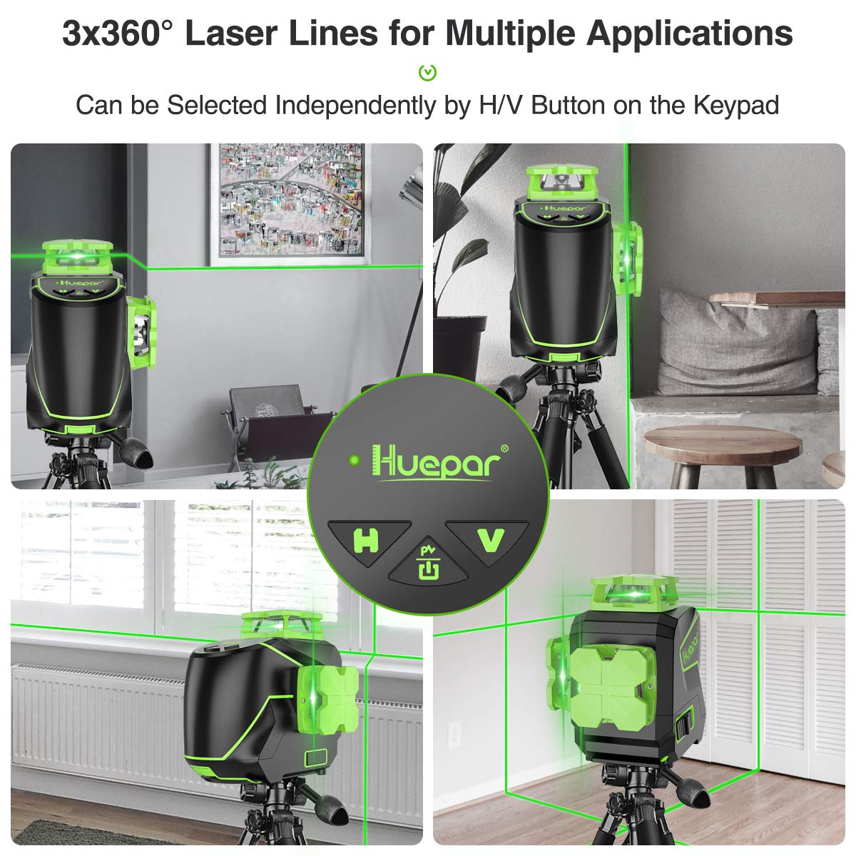 Huepar S03CG-L HUEPAR ES - Nivel láser