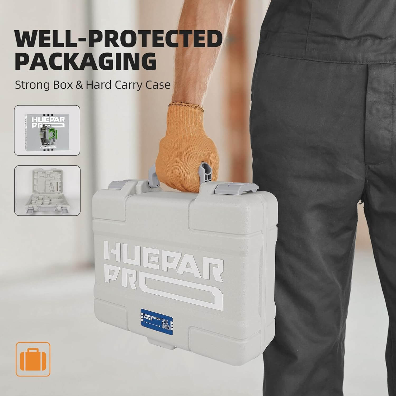 Huepar Pro ZK04CG Nivel Láser