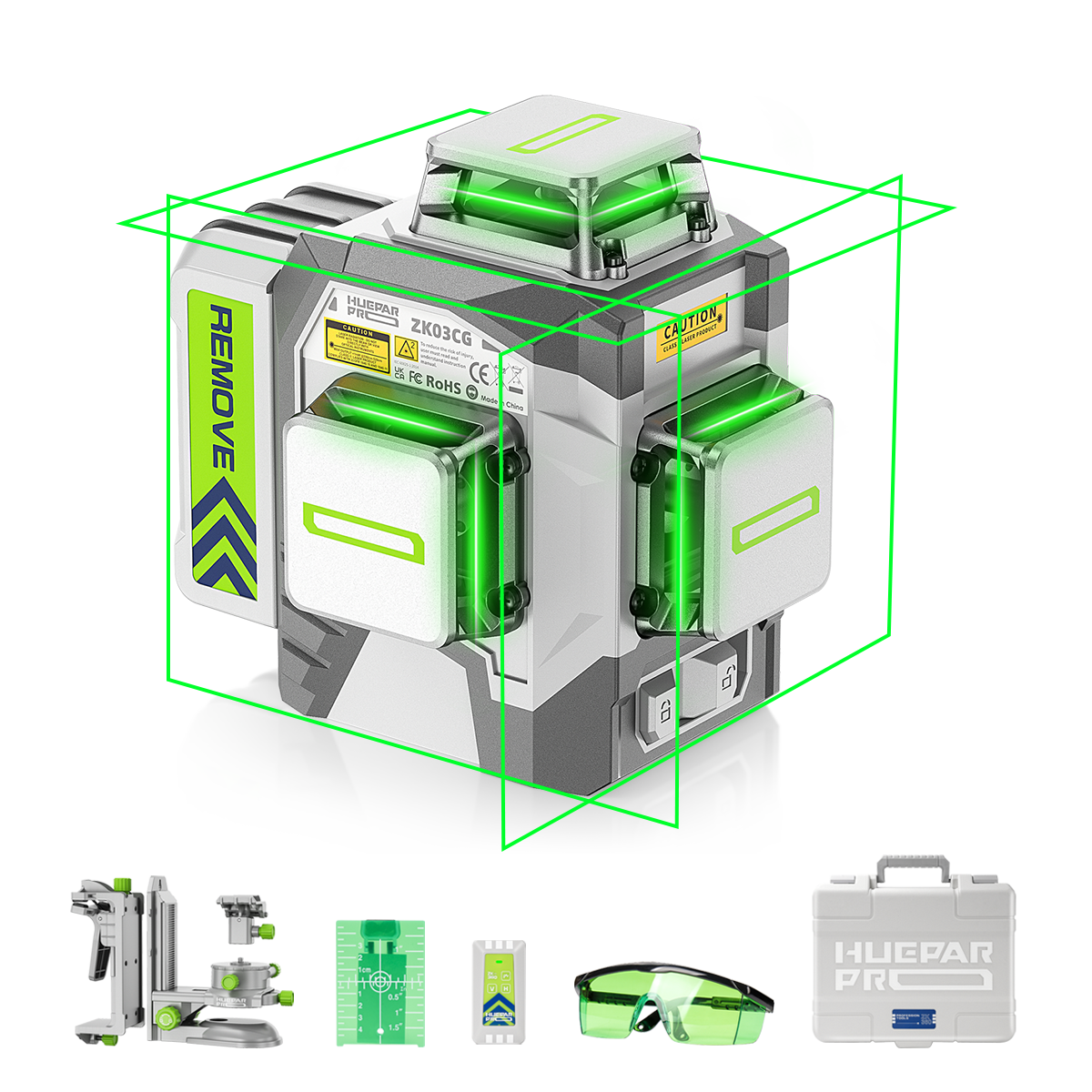 Huepar Pro ZK03CG Nivel Láser