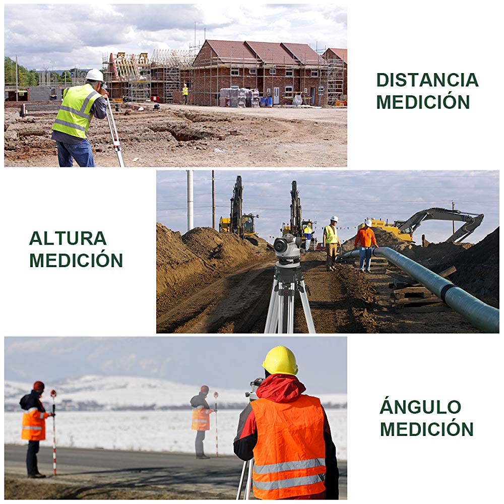 Huepar AL32X - Herramienta de medición de nivel óptico automático HUEPAR ES - Nivel láser