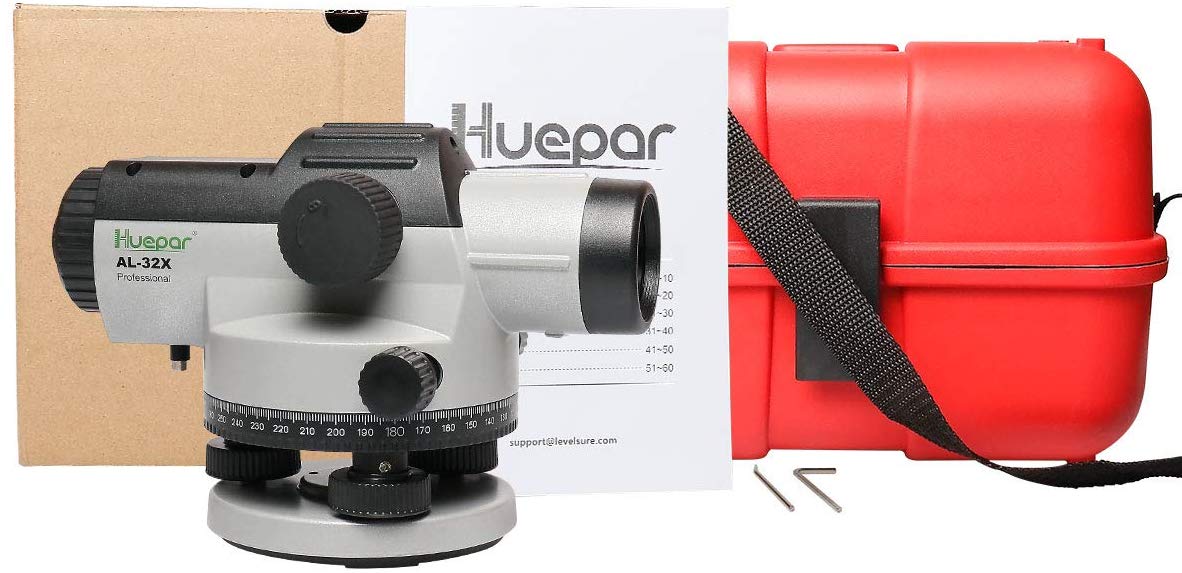 Huepar AL32X - Herramienta de medición de nivel óptico automático HUEPAR ES - Nivel láser